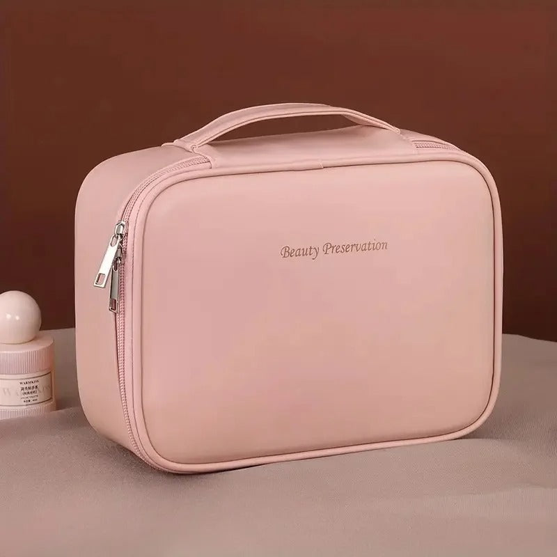 Trousse de toilette de luxe femme  rose1