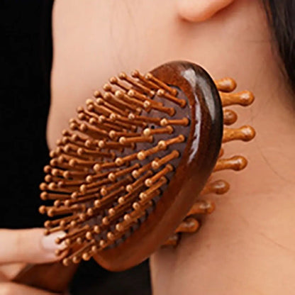 Brosse à cheveux - bois de santal DOUBLE FACE™ - Petits Plaisirs Malins