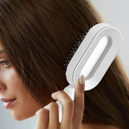 Brosse cheveux - autonettoyante - Petits Plaisirs Malins