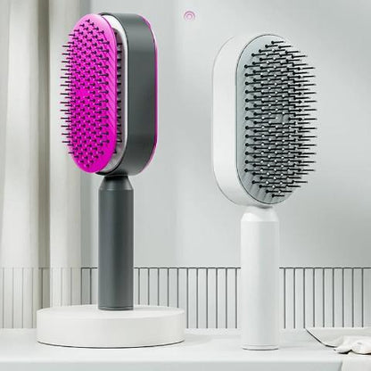Brosse cheveux - autonettoyante - Petits Plaisirs Malins