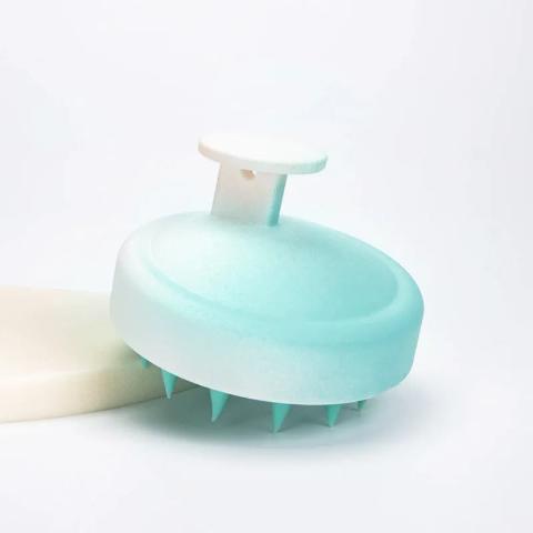 brosse cheveux massage modèle vert