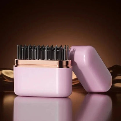 Brosse lissante chauffante - Format de Poche - Petits Plaisirs Malins