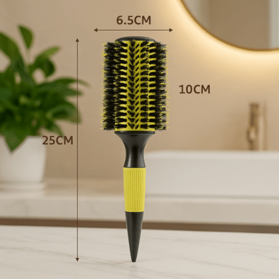 Brosse poil de sanglier format grand dimensions montrées en centimètres