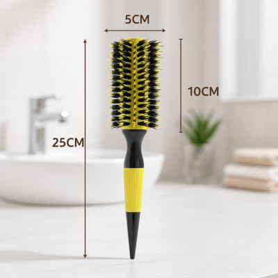 Brosse poil de sanglier format petit dimensions montrées en centimètres