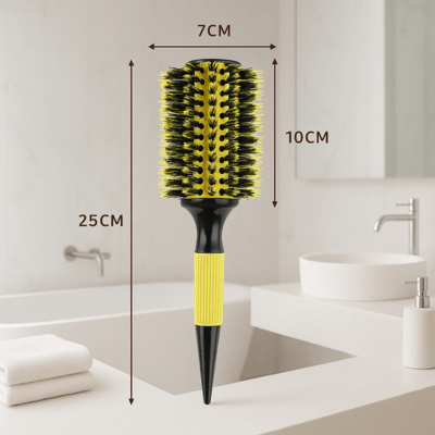 Brosse poil de sanglier format très grand dimensions montrées en centimètres