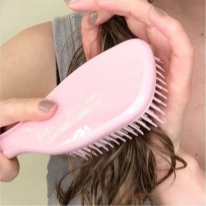 Brosse Pour Cheveux - Massage - Rose - Petits Plaisirs Malins