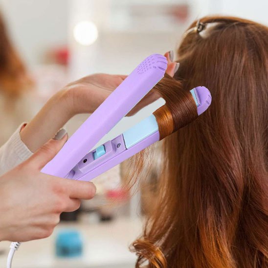 Lisseur cheveux courts ou long format ergonomique