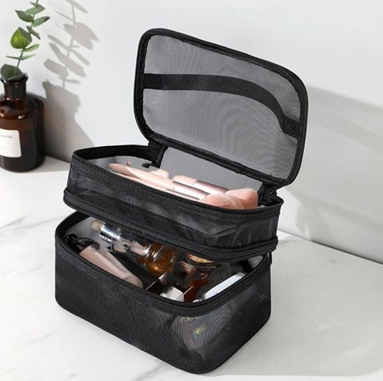 Trousse à maquillage - 2 niveaux - Petits Plaisirs Malins