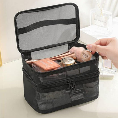 Trousse à maquillage - 2 niveaux - Petits Plaisirs Malins