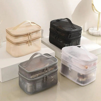 Trousse à maquillage - 2 niveaux - Petits Plaisirs Malins