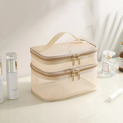 Trousse à maquillage - 2 niveaux - Petits Plaisirs Malins