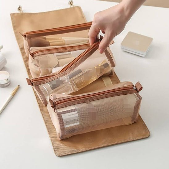 Trousse de toilette de voyage - dépliable - Petits Plaisirs Malins