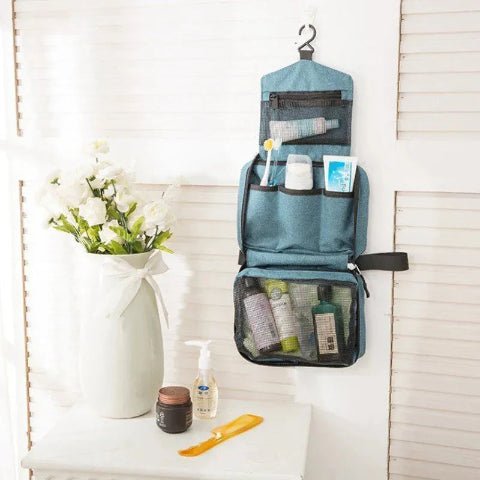 Trousse de toilette homme de voyage - Dépliable - Petits Plaisirs Malins