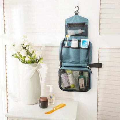 Trousse de toilette homme de voyage - Dépliable - Petits Plaisirs Malins