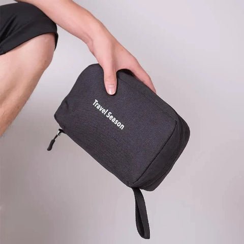 Trousse de toilette homme de voyage - Dépliable - Petits Plaisirs Malins